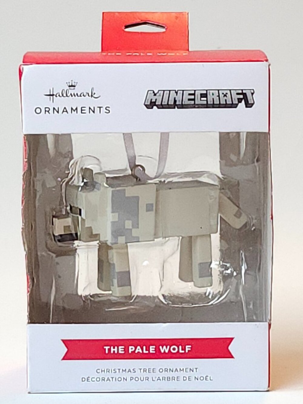 HALLMARK Minecraft The Pale Wolf Ornament BNIP Christmas Tree